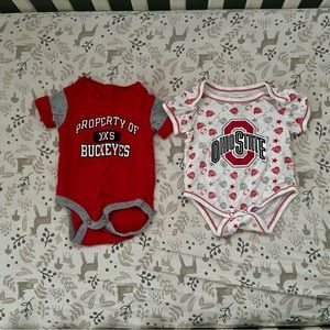 Baby Ohio State Onesies